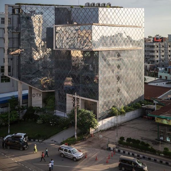 Outside Bangladesh Building